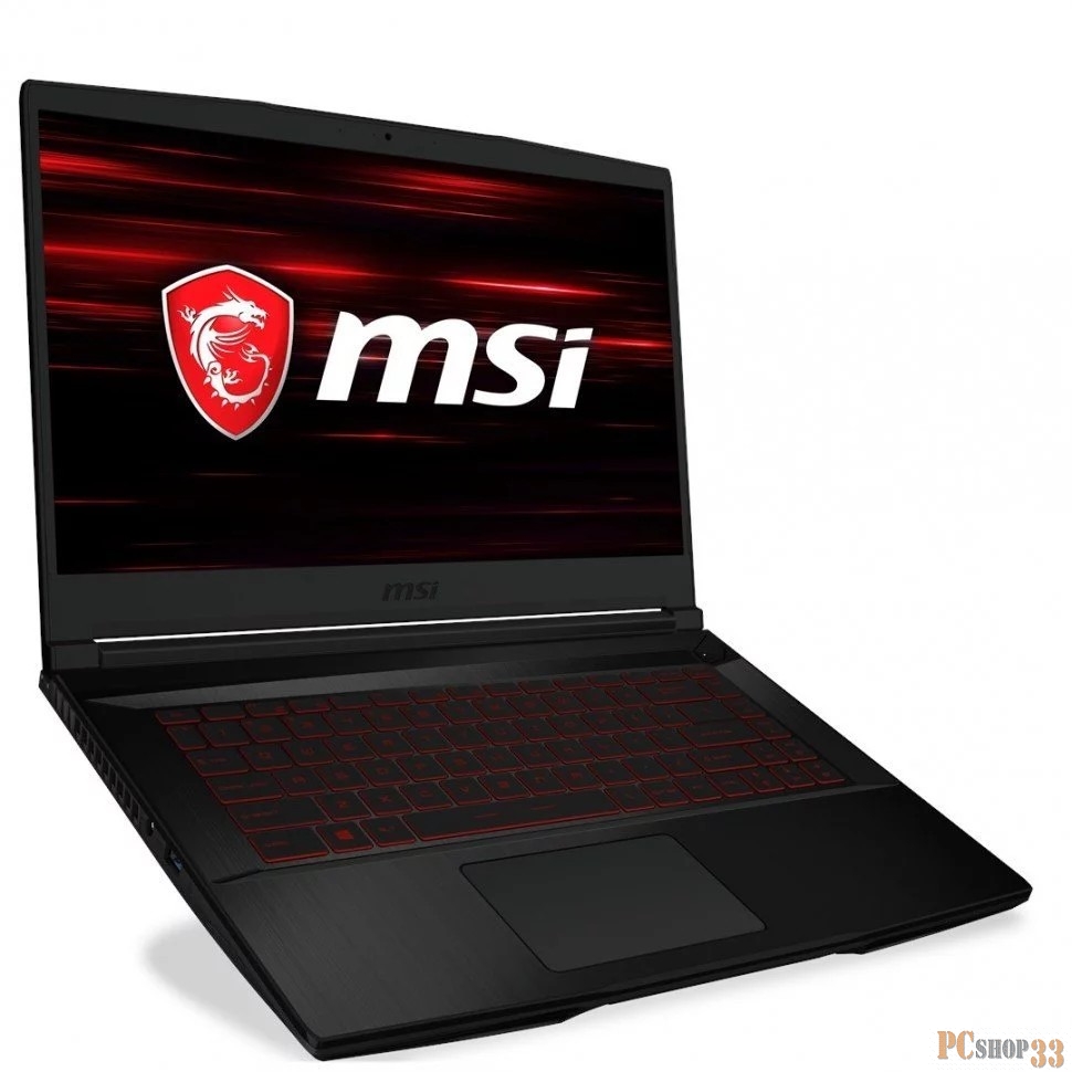 Ноутбук MSI GF63 Thin 9SCXR-816XRU Core i7 9750H/8Gb/1Tb/NVIDIA GeForce GTX 1650 MAX Q 4Gb/15.6/IPS/FHD (1920x1080)/Free DOS/black/WiFi/BT/Cam