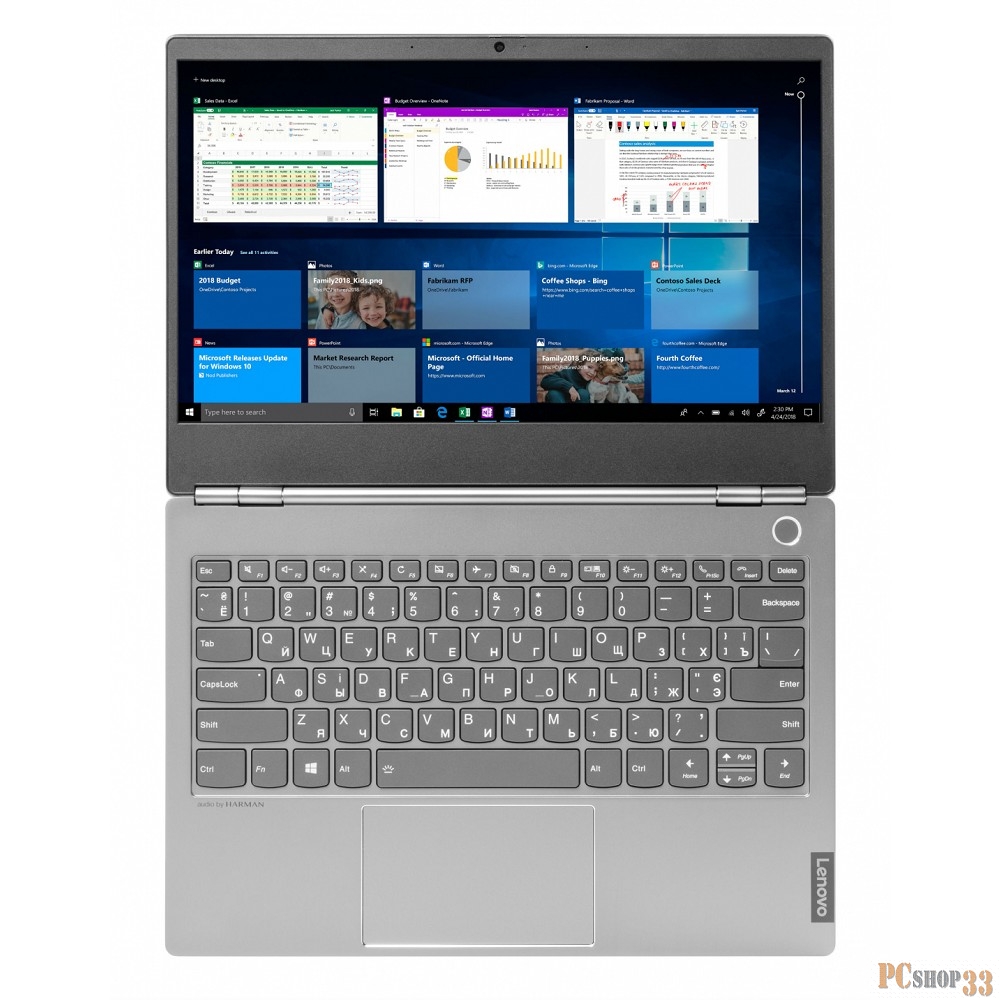 Ноутбук Lenovo Thinkbook 13s-IML Core i7 10510U/16Gb/SSD512Gb/Intel UHD Graphics/13.3/IPS/FHD (1920x1080)/Free DOS/grey/WiFi/BT/Cam