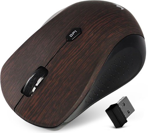 Беспроводная мышь CROWN CMM-929W Black/Brown