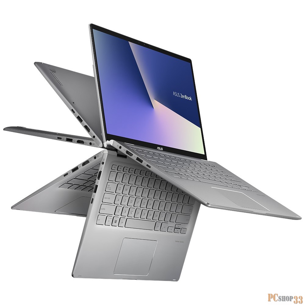 Ноутбук-трансформер Asus Zenbook Flip 14 UM462DA-AI028T (90NB0MK1-M03680) серый