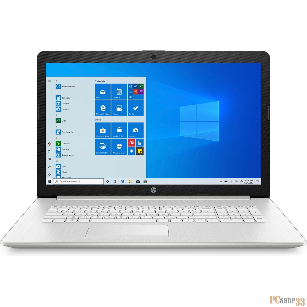 Ноутбук 17.3 IPS FHD HP 17-by3029ur silver (Core i7 1065G7/8Gb/512Gb SSD/noDVD/MX330 2Gb/W10) (13D79EA)