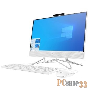 Моноблок 21.5 FHD HP 22-df0014ur white (Pen J5040/4GB/128Gb SSD/noDVD/VGA int/Dos) (14P53EA)