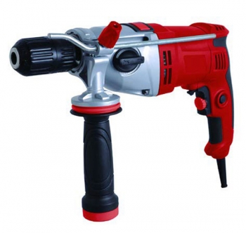 Дрель ударная RD-ID1000/2S. 1000Вт, 0-1000/0-2800 об/мин, БЗП 13мм, диаметры сверления: дерево: 25мм, кирпич: 13мм, металл: 13мм