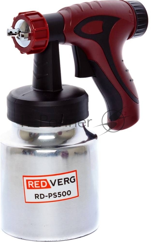 Распылитель краски RD-PS500. 500 Вт,500 мл/мин,230-240B/50Гц,бак 0.8 л
