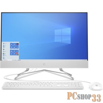 Моноблок HP 24-df0020ur AiO 23.8(1920x1080)/AMD Ryzen 3 3250U(Ghz)/4096Mb/128SSDGb/noD Intergrated Graphics /Cam/WiFi/war 1y/Snow White/W10 + USB KBD, USB MOUSE