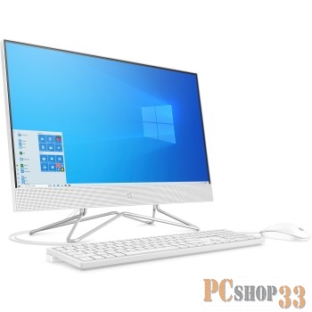 Моноблок HP 24-df0020ur AiO 23.8(1920x1080)/AMD Ryzen 3 3250U(Ghz)/4096Mb/128SSDGb/noD Intergrated Graphics /Cam/WiFi/war 1y/Snow White/W10 + USB KBD, USB MOUSE
