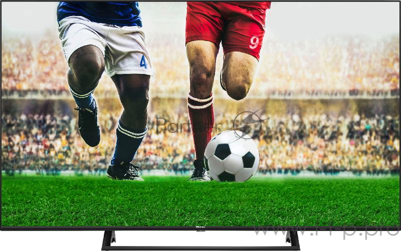Телевизор ЖК 55 Hisense 55”, Ultra HD, Smart TV (ОС VIDAA U4.0), Wi-Fi, PCI 1600, DVB-T2/T/C/S2/S, HDR 10, Bluetooth, 2х8W, CI+(1.4), 3HDMI, 2USB, Black