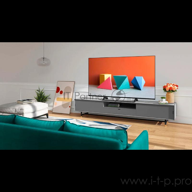 Телевизор ЖК 55 Hisense 55”, Ultra HD, Smart TV (ОС VIDAA U4.0), Wi-Fi, PCI 1600, DVB-T2/T/C/S2/S, HDR 10, Bluetooth, 2х8W, CI+(1.4), 3HDMI, 2USB, Black