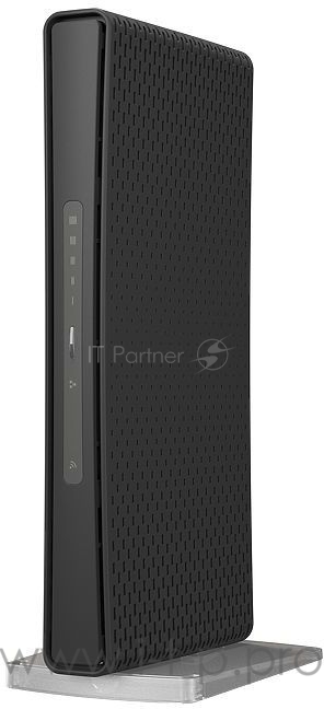 hAPac3 LTE6 kit with 716MHz four core CPU, 256MB RAM, 5 x Gigabit LAN, two wireless interfaces (built-in 2.4Ghz 802.11b/g/n two chain wireless with i