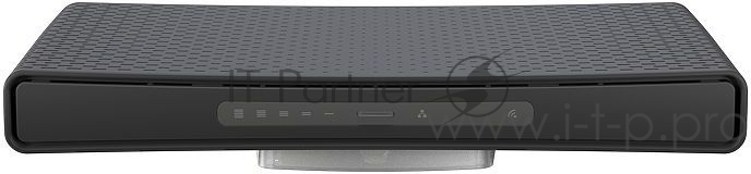 hAPac3 LTE6 kit with 716MHz four core CPU, 256MB RAM, 5 x Gigabit LAN, two wireless interfaces (built-in 2.4Ghz 802.11b/g/n two chain wireless with i