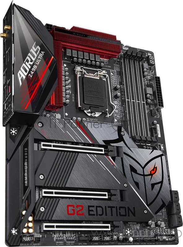 Z490 AORUS ULTRA G2 Edition, Socket 1200, Intel®Z490, 4xDDR4-2933, HDMI, 3xPCI-Ex16, 6xSATA3(RAID 0/1/5/10), 3xM.2, 8Ch Audio, 2,5GLan, Wi-Fi, (4+4)