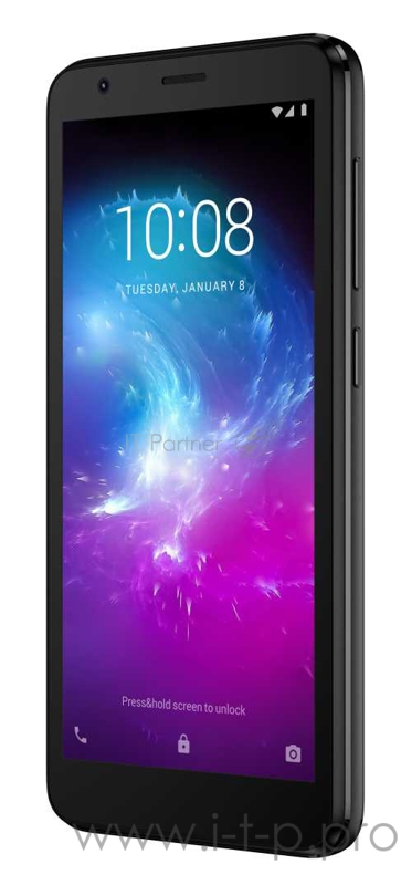 Смартфон ZTE Blade L8 32Gb Black смартфон с Android 9 (Go edition) поддержка двух SIM-карт экран 5, разрешение 960x480 камера 8 МП память 32 ГБ, слот для карты памяти 3G, Wi-Fi, Bluetooth объем оперативной памяти 1 ГБ аккумулятор 2050 мА⋅ч