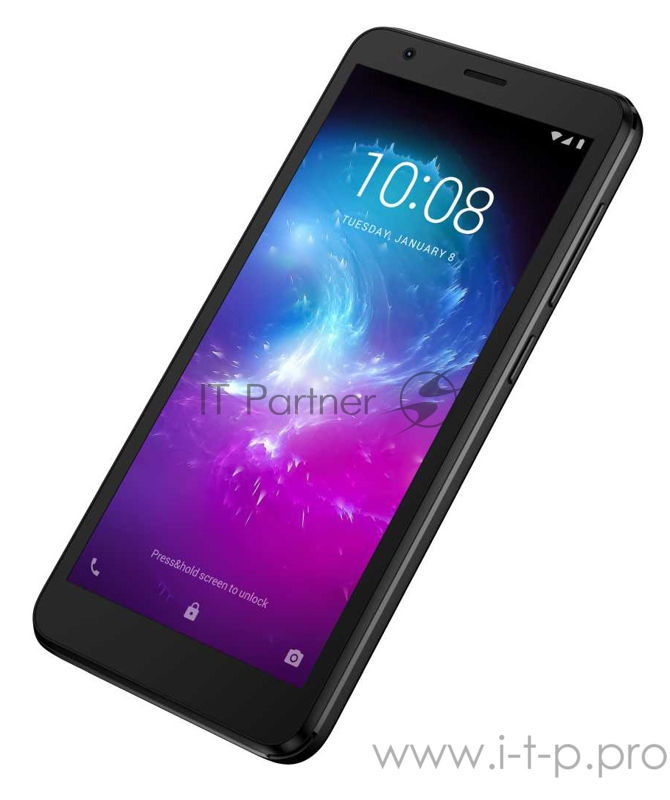 Смартфон ZTE Blade L8 32Gb Black смартфон с Android 9 (Go edition) поддержка двух SIM-карт экран 5, разрешение 960x480 камера 8 МП память 32 ГБ, слот для карты памяти 3G, Wi-Fi, Bluetooth объем оперативной памяти 1 ГБ аккумулятор 2050 мА⋅ч