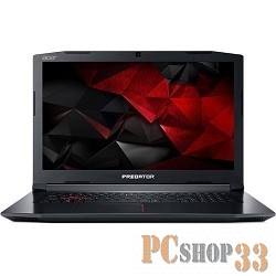 Ноутбук Acer Predator G3-572-59CP Core i5 7300HQ/16Gb/1Tb/SSD128Gb/nVidia GeForce GTX 1050 Ti 4Gb/15.6/IPS/FHD (1920x1080)/Windows 10/black/WiFi/BT/Cam/4605mAh