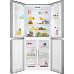 Холодильник Weissgauff WCD 486 NFW белый (трехкамерный)