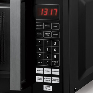 Микроволновая печь BBK 20MWS-779S/B black (20л, 700Вт, соло, электронное управление) (20MWS-779S/B)