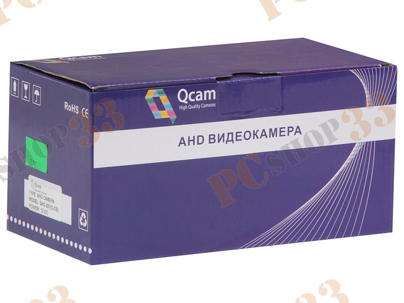 AHD-камера Q-Cam QHC-201(C-CS) (CMOS, цвет., 1/3, без объектива, 0.001лк, AHD, пылезащищенная, влагозащищенная)