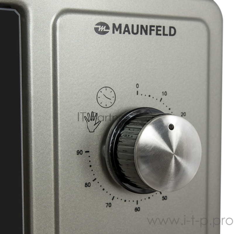 Мини-печь MAUNFELD Мини-печь MAUNFELD/ ширина 60 см, механическое управление, 45 л,конвекция, нерж. сталь