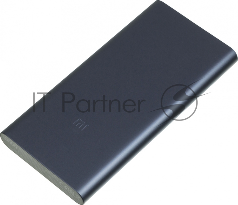 Мобильный аккумулятор Xiaomi Mi Power Bank 3 PLM13ZM Li-Pol 10000mAh 2.4A черный 2xUSB