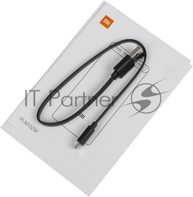 Мобильный аккумулятор Xiaomi Mi Power Bank 3 PLM13ZM Li-Pol 10000mAh 2.4A черный 2xUSB