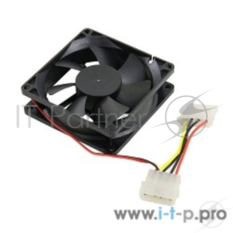 Вентиляторы 5bites F8025S-HDD Вентилятор 80 x 80 x 25мм, подшипник скольжения, 2000RPM, 23dB, 4 pin (питание от БП)