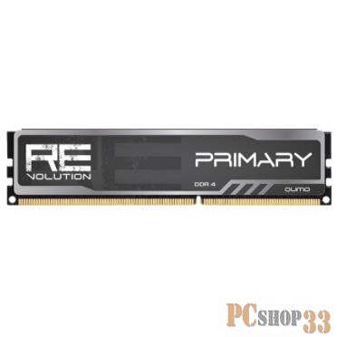 Модуль памяти DDR-4 32GB QUMO reVolution Primary (Q4Rev-32G3000N16Prim) Black heat spreader 3000 MHz XMP 16-18-18-36 1.35V (2G*8) Dual Rank retail