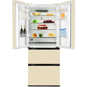 Холодильник TESLER RFD-361I CRYSTAL BEIGE