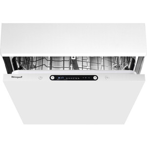 Встраиваемая посудомоечная машина Weissgauff полноразмерная, 598 х 550 х 815 мм, 12 комплектов, 6 программ,потребление воды 11 л., дисплей, AquaStop, отсрочка старта