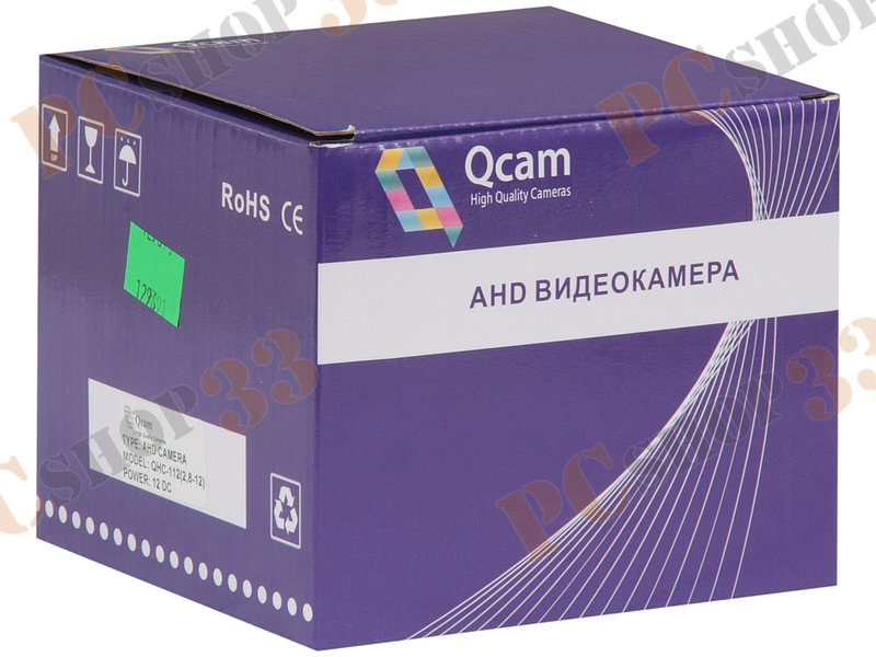 AHD-камера Q-Cam QHC-112(2.8-12) (CMOS, цвет., 1/4, 2.8-12мм, 0.01лк, AHD, пылезащищенная, влагозащищенная)