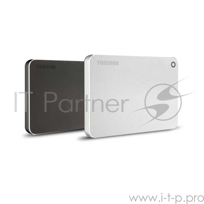 Накопитель на жестком магнитном диске TOSHIBA Внешний жесткий диск TOSHIBA HDTW240EB3CA Canvio Premium 4ТБ 2,5 USB/USB Type-C, т.-серый металлик