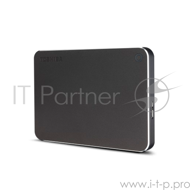 Накопитель на жестком магнитном диске TOSHIBA Внешний жесткий диск TOSHIBA HDTW240EB3CA Canvio Premium 4ТБ 2,5 USB/USB Type-C, т.-серый металлик