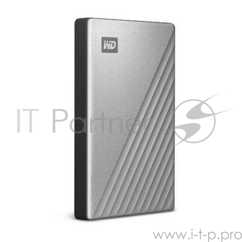 Накопитель на жестком магнитном диске WD Внешний жёсткий диск WD My Passport Ultra (Metal Edition) WDBC3C0020BSL-WESN 2TB 2,5 USB 3.1/USB-C silver (E1B)