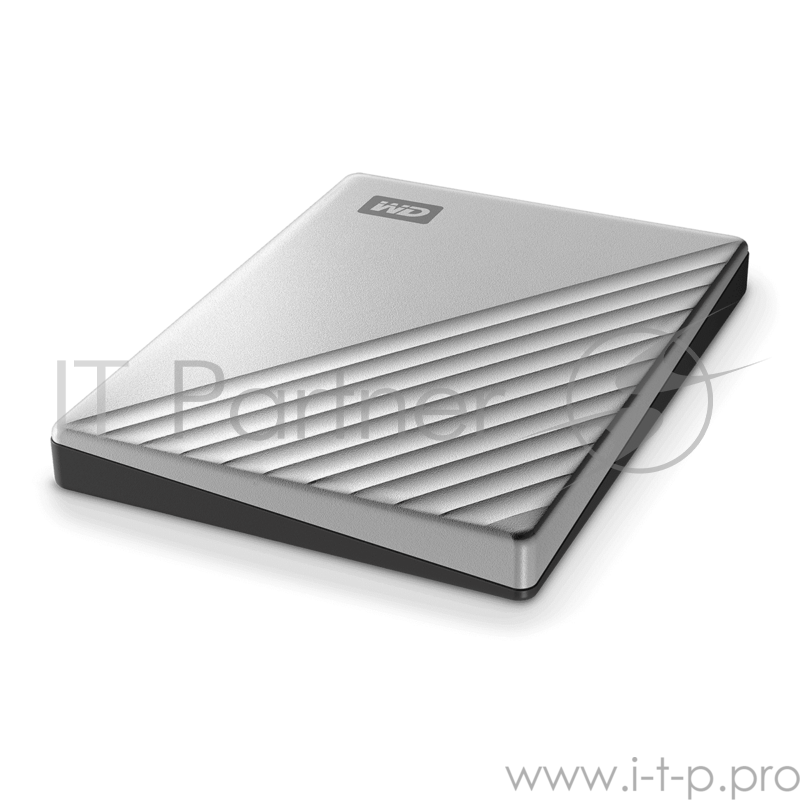 Накопитель на жестком магнитном диске WD Внешний жёсткий диск WD My Passport Ultra for Mac WDBPMV0050BSL-WESN 5TB 2,5 USB 3.1/USB-C silver (F1B)