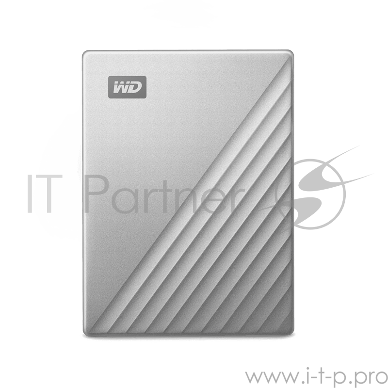 Накопитель на жестком магнитном диске WD Внешний жёсткий диск WD My Passport Ultra for Mac WDBPMV0050BSL-WESN 5TB 2,5 USB 3.1/USB-C silver (F1B)