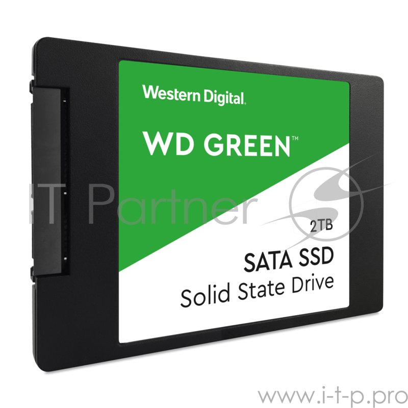 Накопитель SSD жесткий диск SATA2.5 2TB GREEN WDS200T2G0A WDC