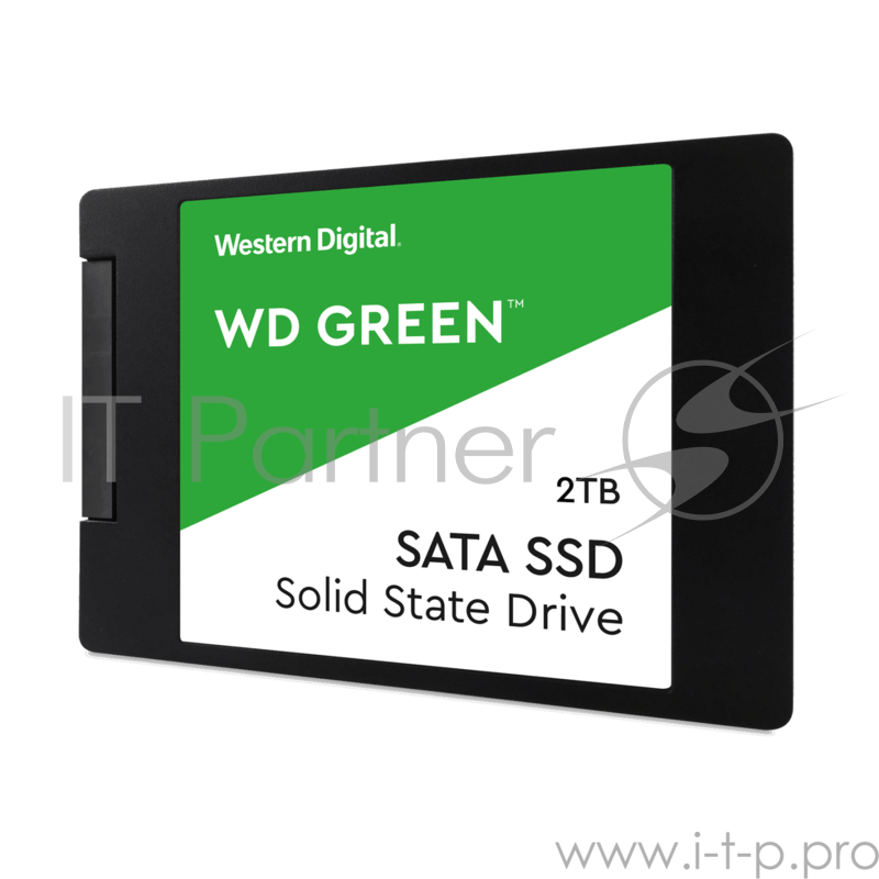 Накопитель SSD жесткий диск SATA2.5 2TB GREEN WDS200T2G0A WDC