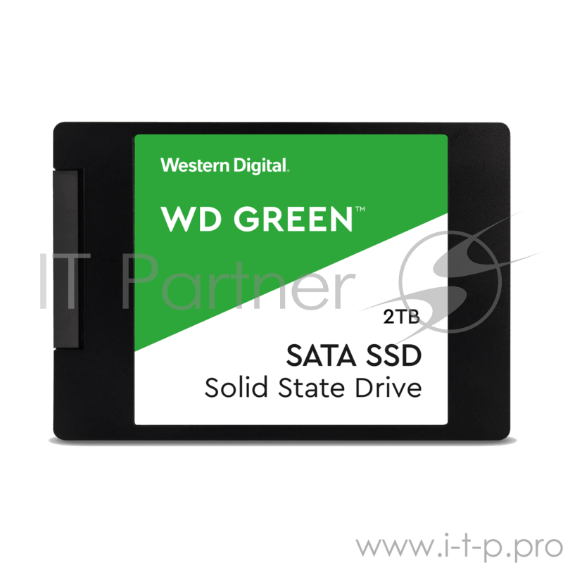Накопитель SSD жесткий диск SATA2.5 2TB GREEN WDS200T2G0A WDC