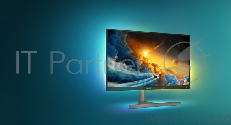 МОНИТОР 27 PHILIPS 278M1R/00 Black (4K, IPS, Ambiglow, 3840x2160, HDR, 4 ms, 178°/178°, 350 cd/m, Mega DCR, +2xHDMI 2.0