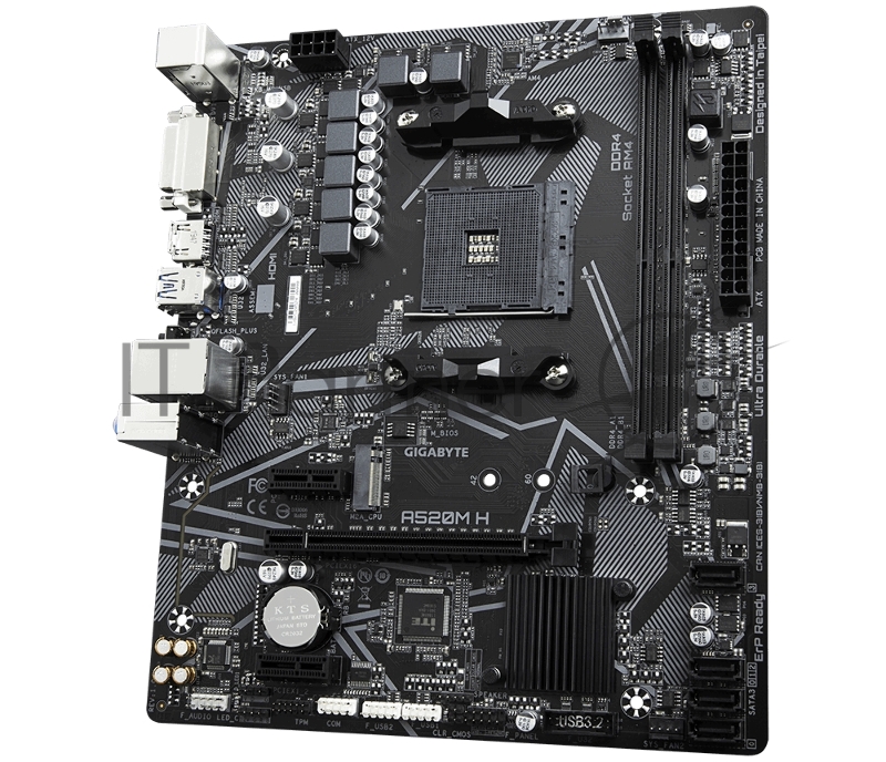 Материнская плата AMD A520 SAM4 ATX A520M H GIGABYTE