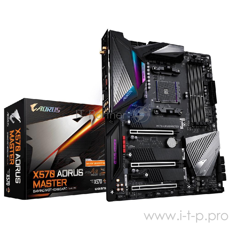 Материнская плата AMD X570 SAM4 ATX X570 AORUS MASTER 1.1 GIGABYTE