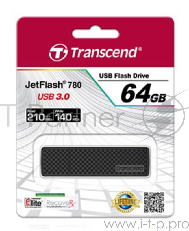 Накопитель USB flash 64ГБ Transcend JetFlash 780 TS64GJF780 (USB3.0)