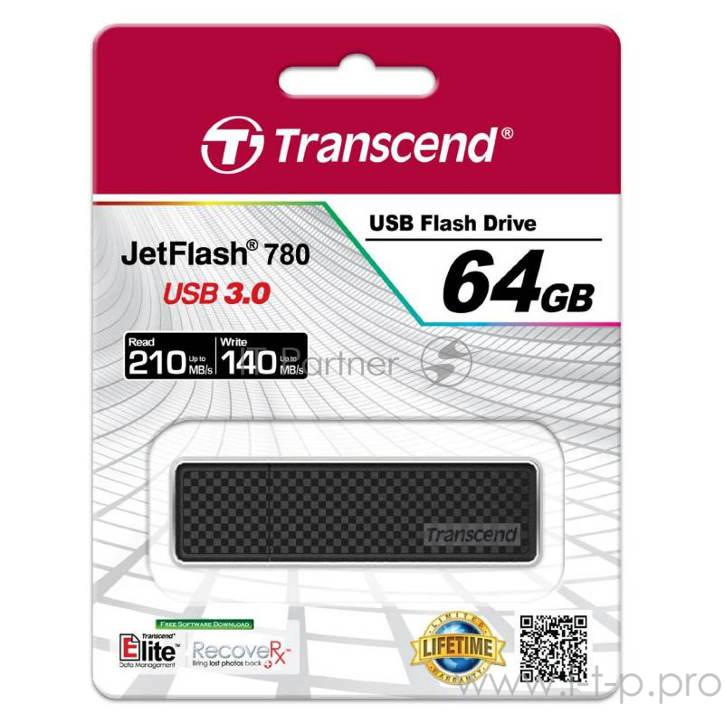 Накопитель USB flash 64ГБ Transcend JetFlash 780 TS64GJF780 (USB3.0)