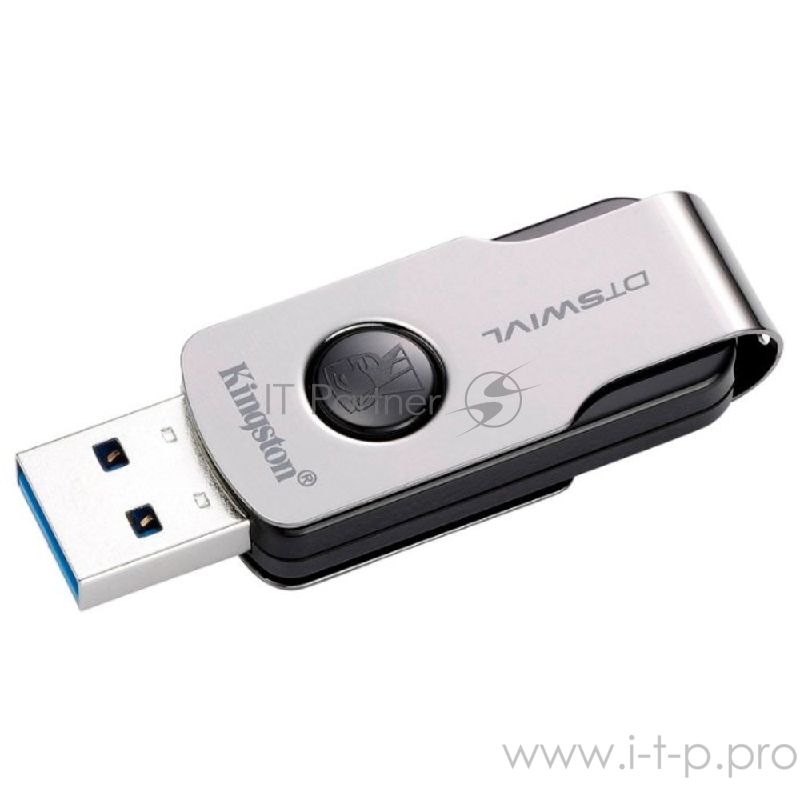 Накопитель USB flash 32ГБ Kingston DataTraveler SWIVL DTSWIVL/32GB, черный (USB3.1)