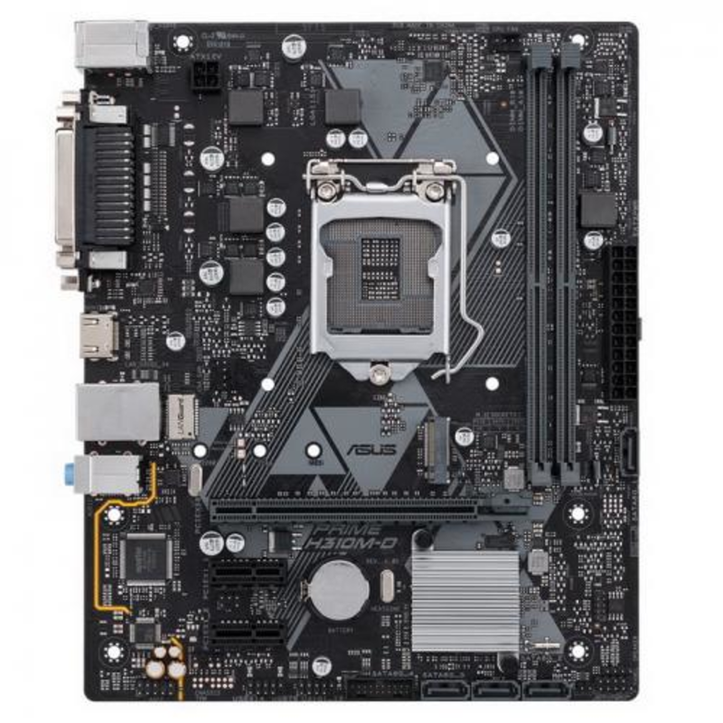 Мат. плата Socket1151 ASUS PRIME H310M-D (iH310, 2xDDR4, M.2, SATA III, PCI-E, D-Sub, HDMI, 1Гбит LAN, USB3.1, mATX)