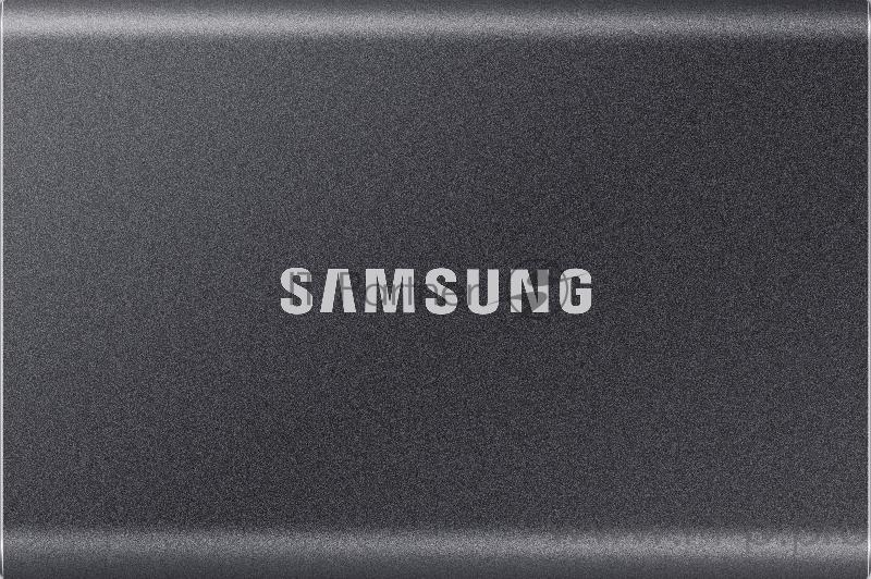 Твердотельный накопитель Samsung SSD 1TB T7 Touch, USB Type-C, R/W 1000/1050MB/s, Titanium