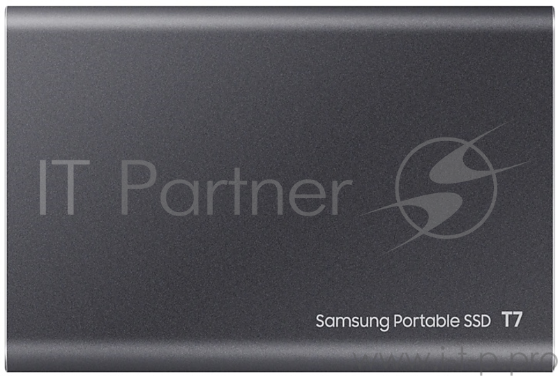 Твердотельный накопитель Samsung SSD 2TB T7 Touch, USB Type-C, R/W 1000/1050MB/s, Titanium