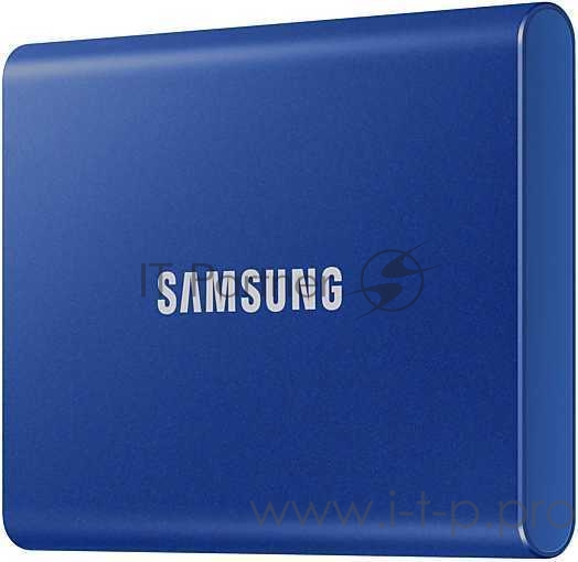 Твердотельный накопитель Samsung SSD 500GB T7 Touch, USB Type-C, R/W 1000/1050MB/s, Blue