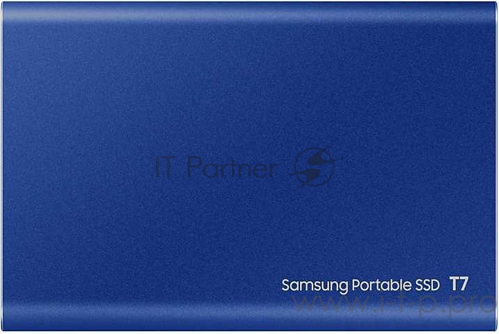 Твердотельный накопитель Samsung SSD 500GB T7 Touch, USB Type-C, R/W 1000/1050MB/s, Blue