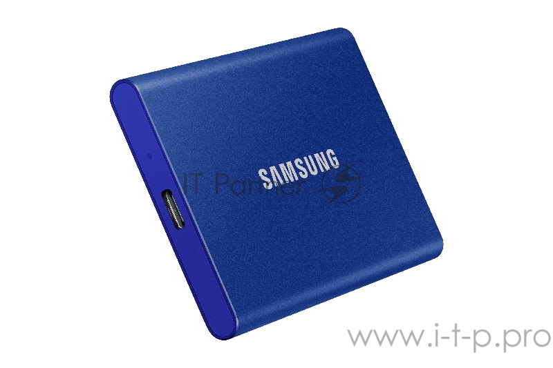 Твердотельный накопитель Samsung SSD 500GB T7 Touch, USB Type-C, R/W 1000/1050MB/s, Blue