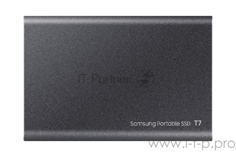 Твердотельный накопитель Samsung SSD 500GB T7 Touch, USB Type-C, R/W 1000/1050MB/s, Titanium